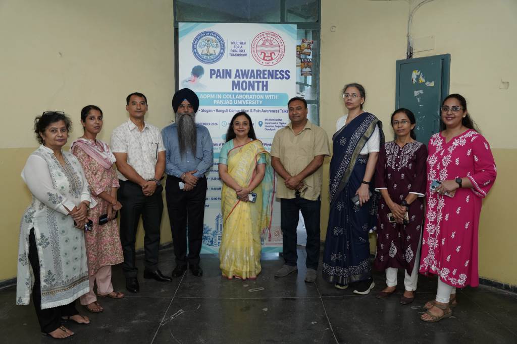 Do Not Let Pain Become a Part of Life AOPM Spreads Pain Awareness Message at Panjab University